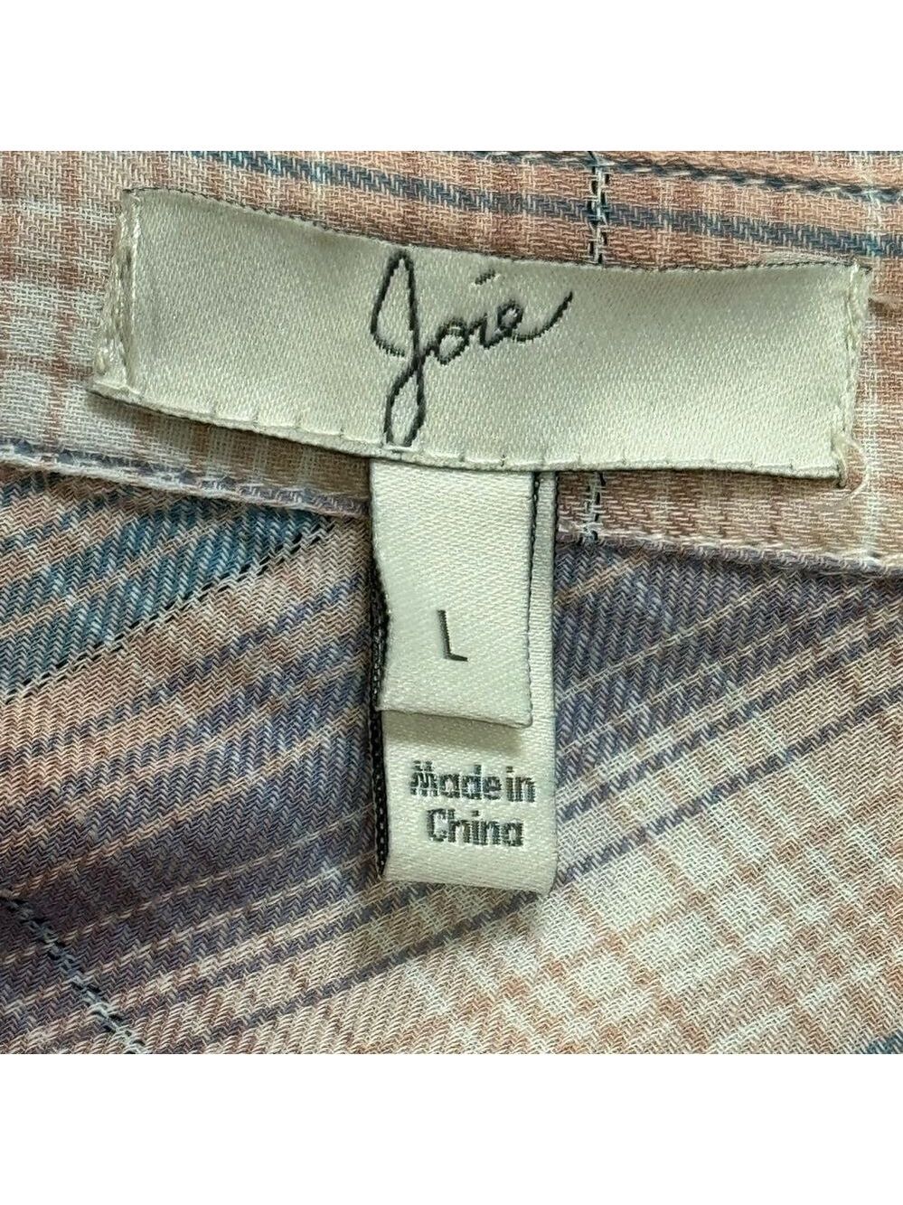 JOIE JERRIE BUTTON DOWN. DUSTY PINK. - Picture 8 of 10